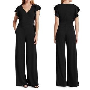 Lauren Ralph Lauren Self-Tie Wide Leg Jumpsuit